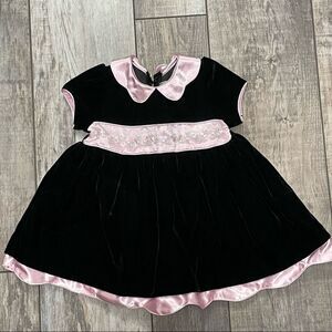 Younglang Baby Vintage Velvet Dress